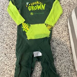 John Deere Green Kids One Piece